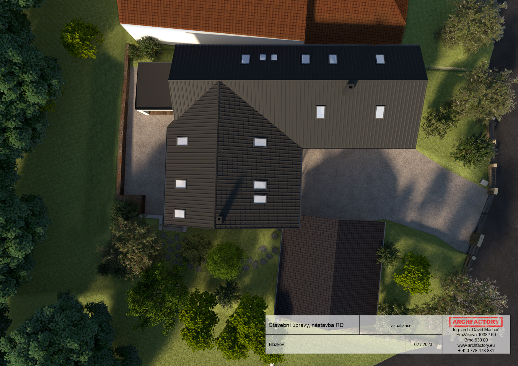 Chalupa Blažkov - exteriér