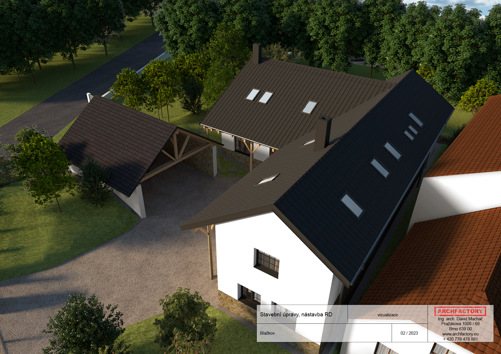 Chalupa Blažkov - exteriér