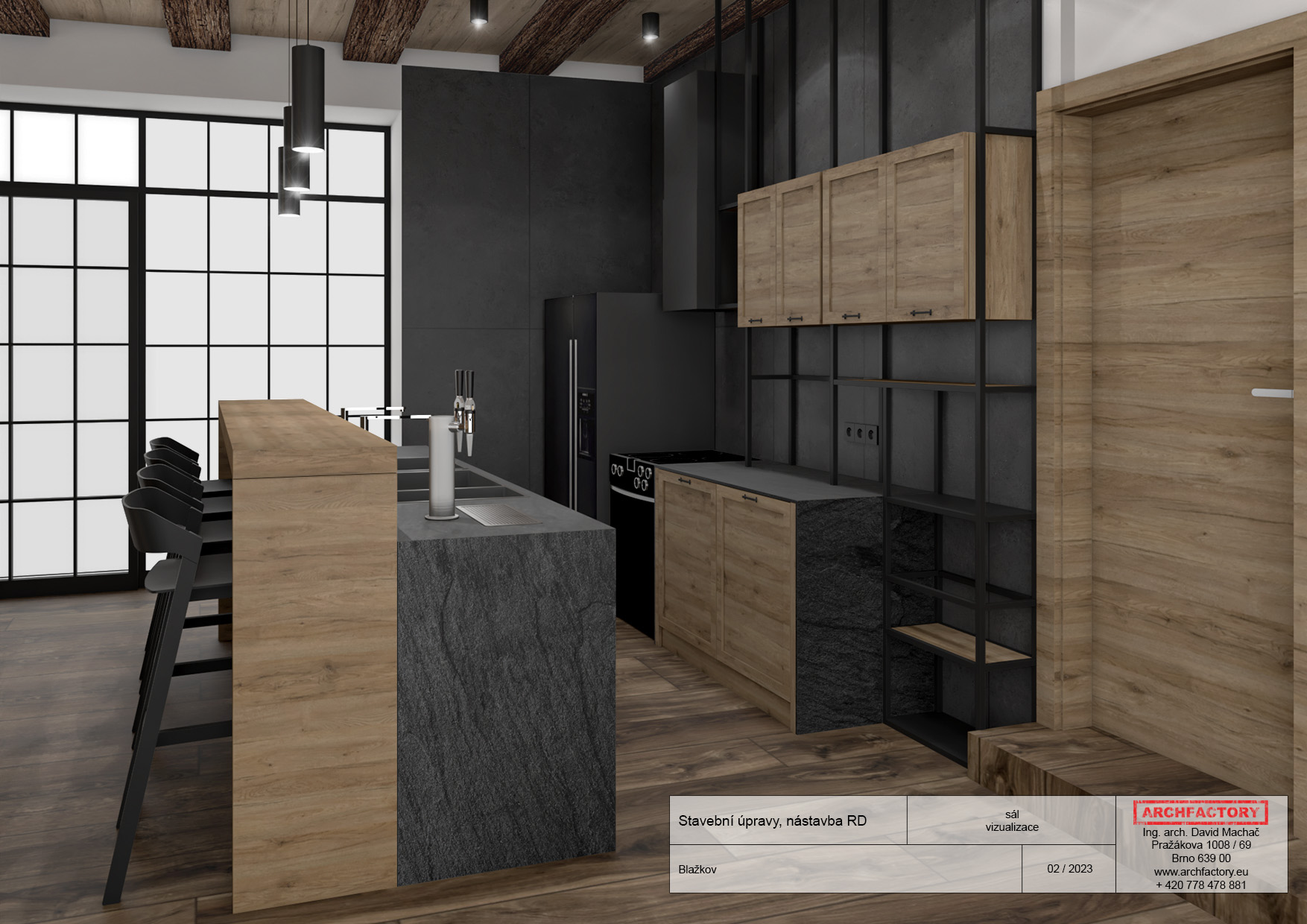 Chalupa Blažkov - interiér