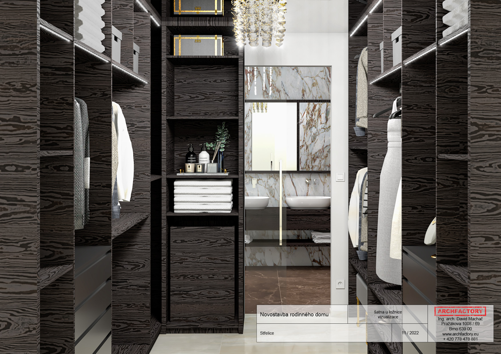 Luxusní vila Střelce – interiér