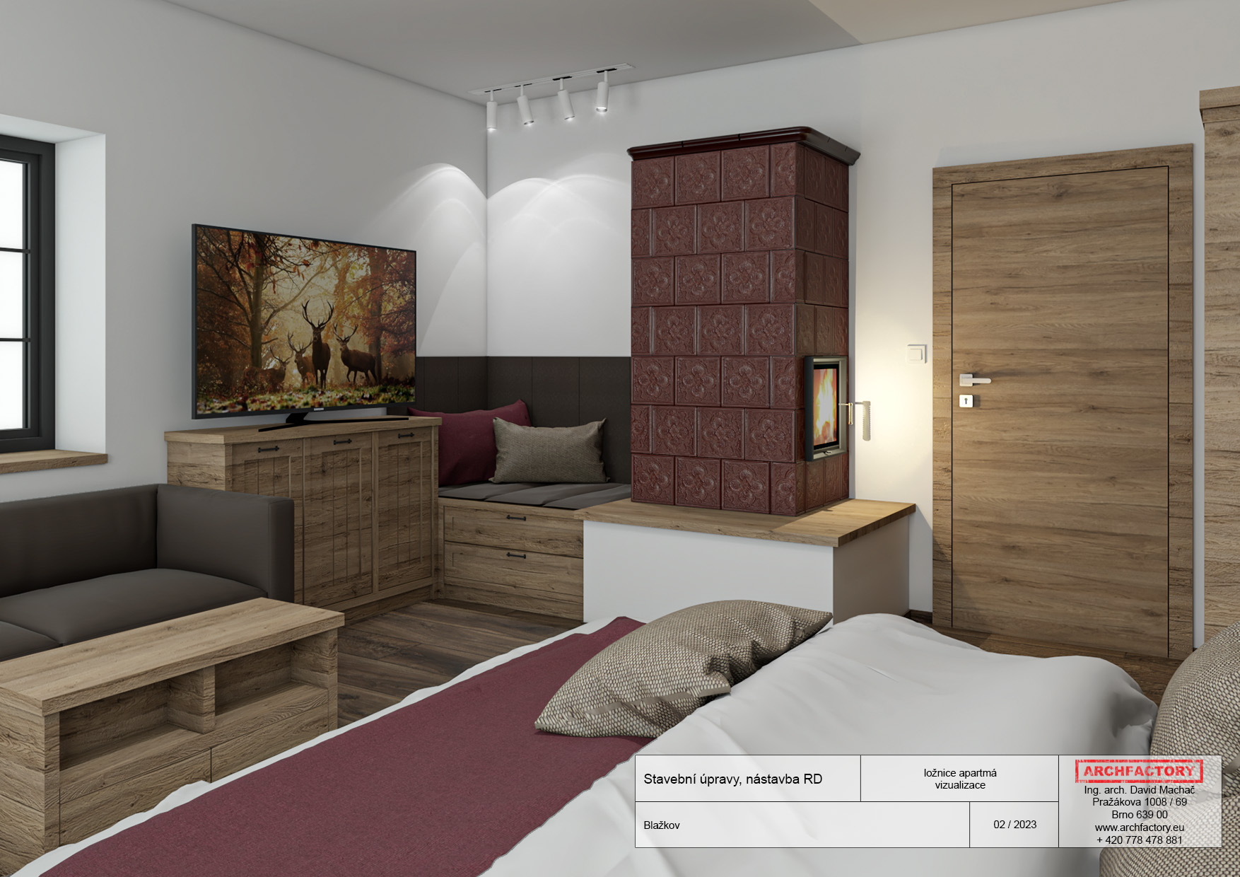 Chalupa Blažkov - interiér