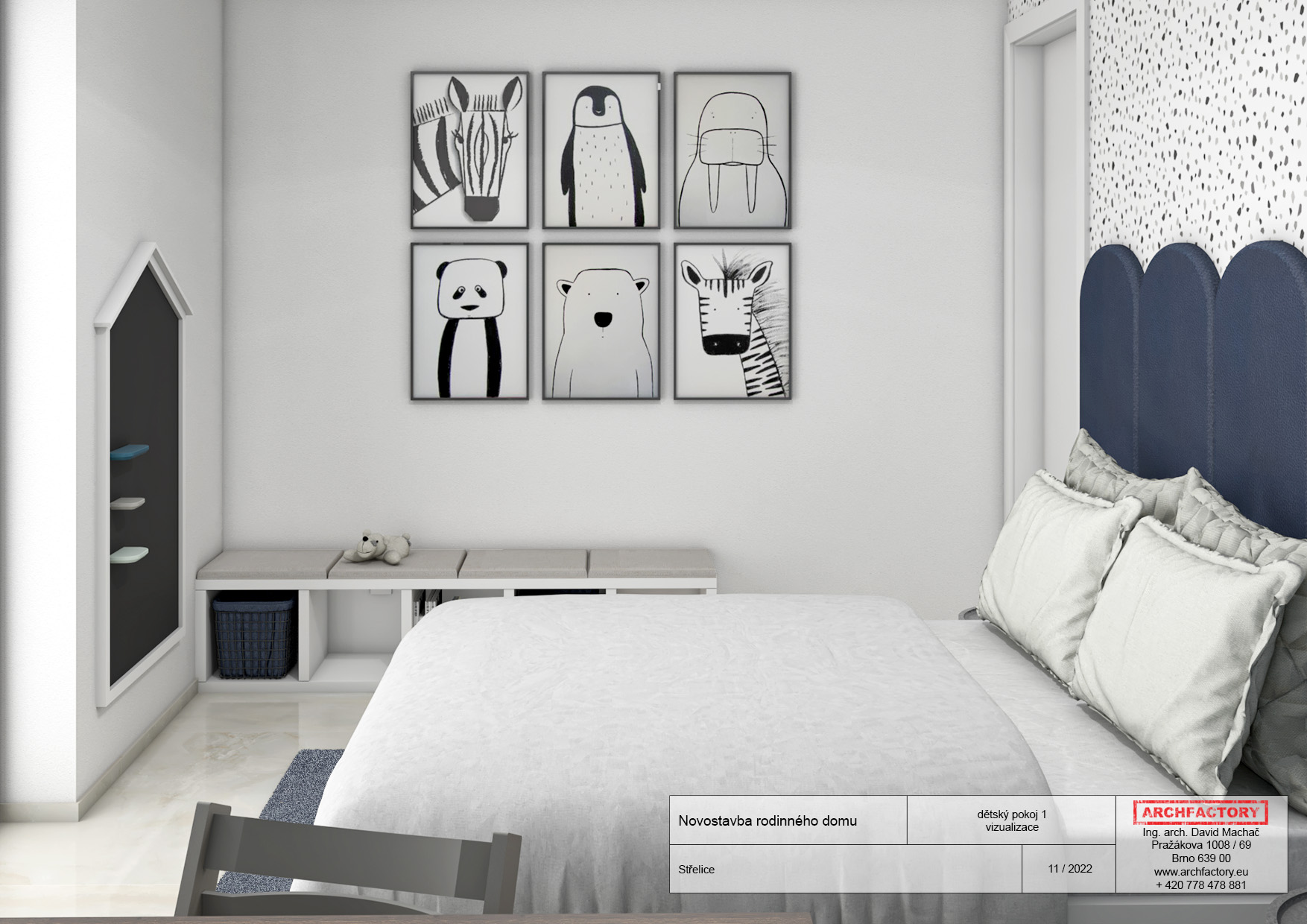 Luxusní vila Střelce – interiér