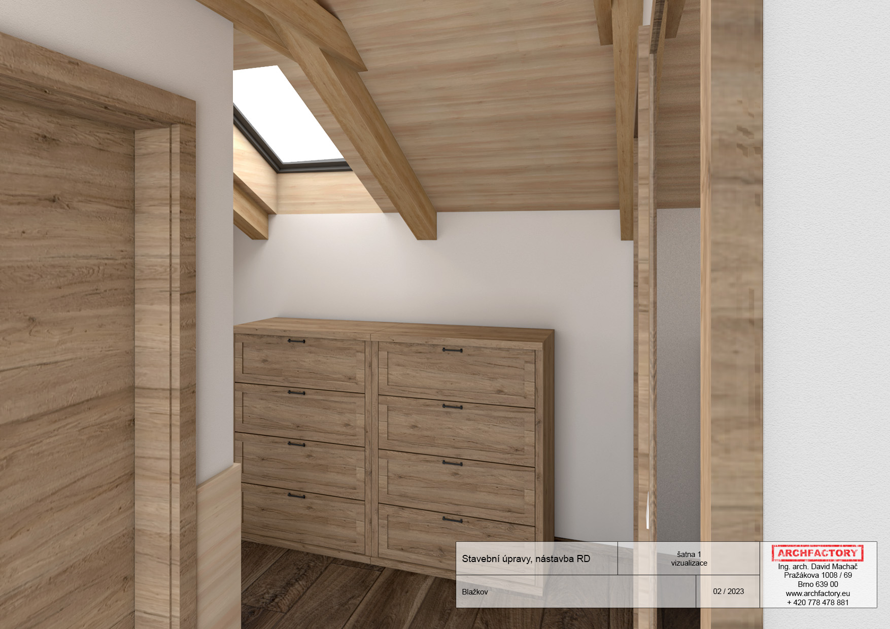 Chalupa Blažkov - interiér