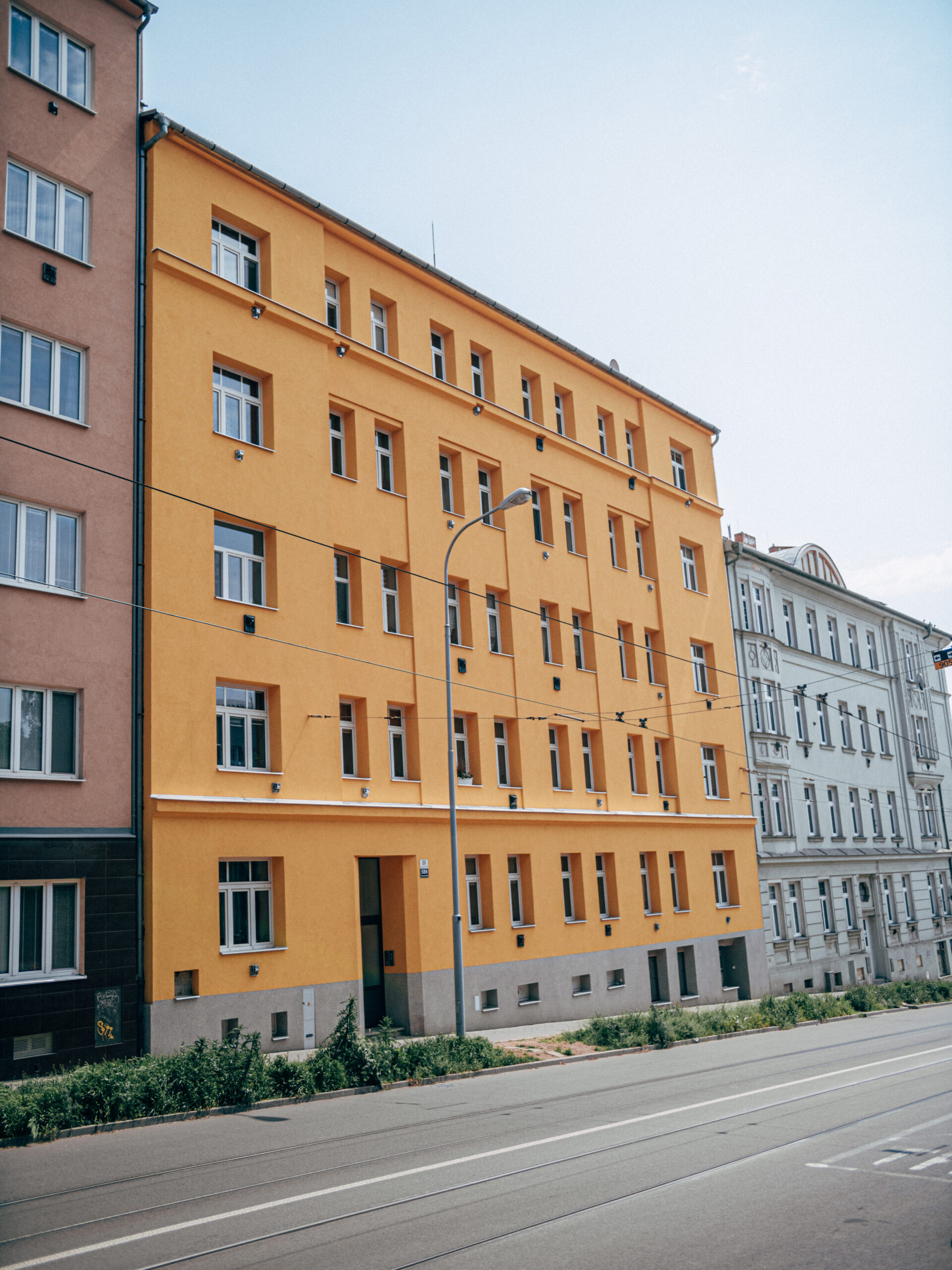 Zateplení fasády ulice Jugoslávská