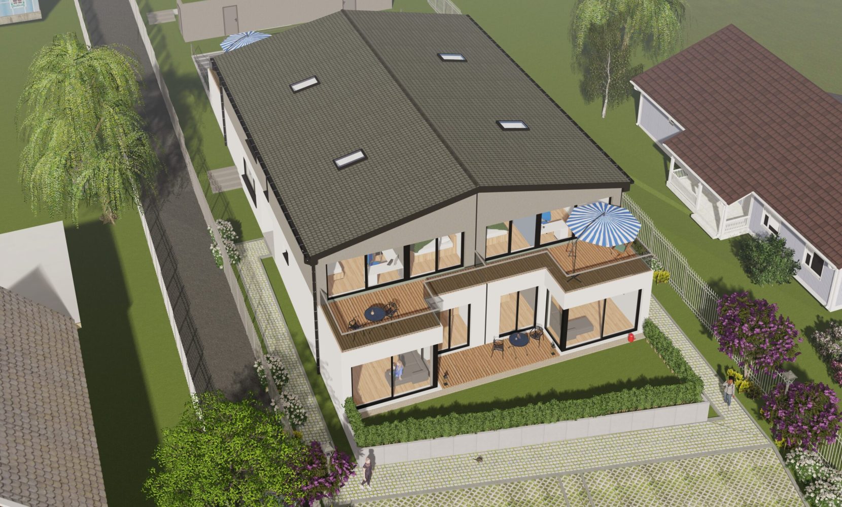 Rodinné domy Čebín